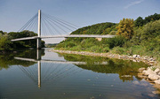 Bad Abbach, kerékpárúti híd a Dunán