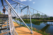 Kerékpárúti híd, északi rész