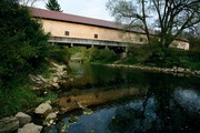Beuron, Holzbrücke (fahíd a Dunán)